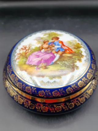 Caja porcelana Limoges Fragonard