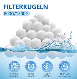NUEVAS Bolas Filtro Piscina 800g
