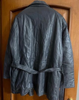 Giacca uomo vera pelle nera