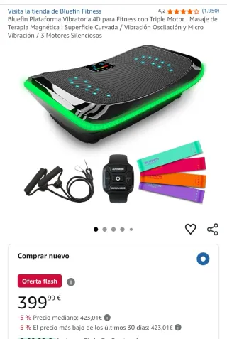 Cinta de correr y plataforma vibratoria fitness