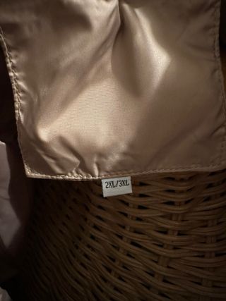 Piumino lungo beige
