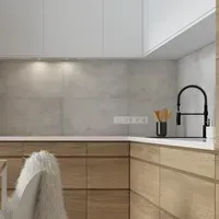 Revestimiento pared efecto hormigón