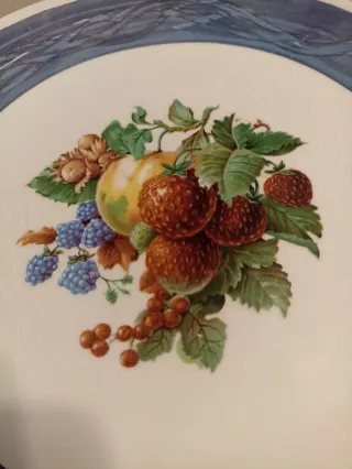 Plato decorativo Tovigo vintage frutas