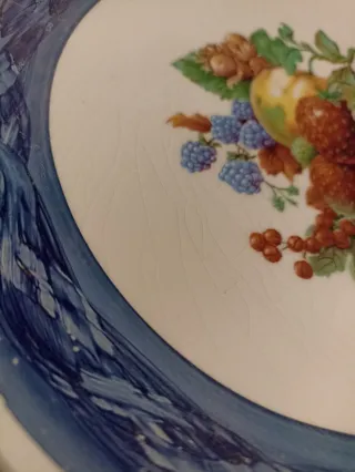 Plato decorativo Tovigo vintage frutas