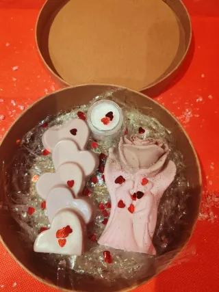 Velas artesanales corazón y figura