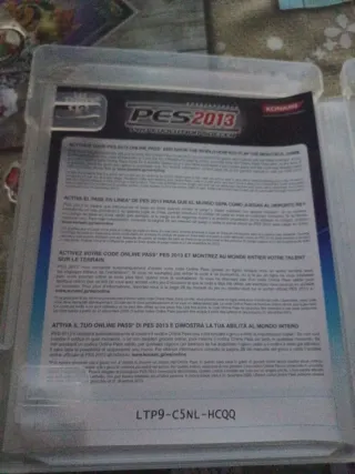 PS3 PES 2013 Pro Evolution Soccer PAL ESP