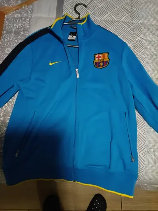 Chaqueta FC Barcelona Nike Azul y Amarillo sin uso
