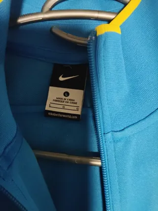 Chaqueta FC Barcelona Nike Azul y Amarillo sin uso
