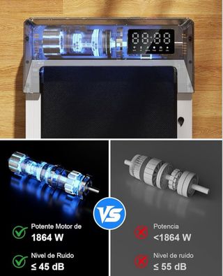 NUEVO!! Cinta de correr plegable rosa