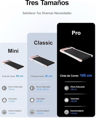 NUEVO!! Cinta de correr plegable rosa