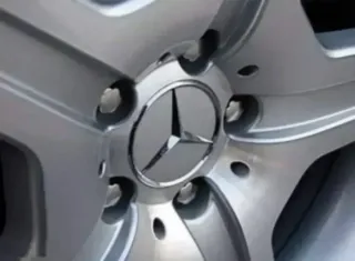 TAPACUBOS TAPABUJES LLANTA ORIGINAL MERCEDES 75MM