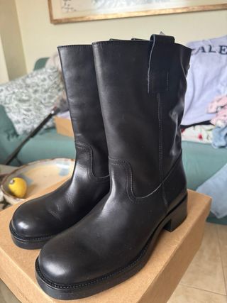 Botas Steve Madden Piel Negras