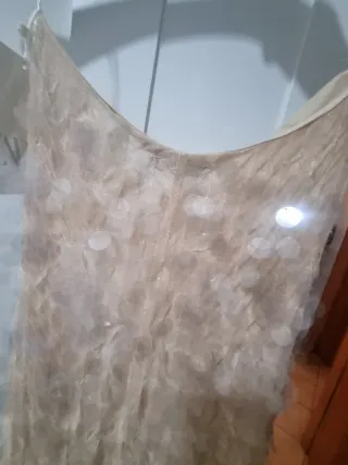 Vestito Zara paillettes oro S