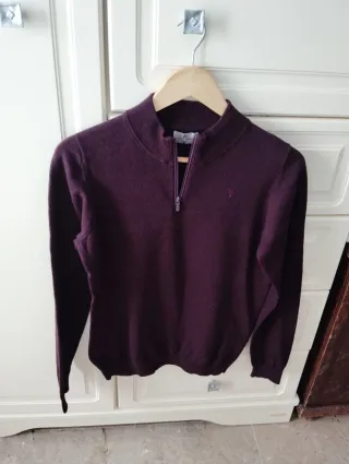 Jersey niño Álvaro Moreno morado talla 15-16 años