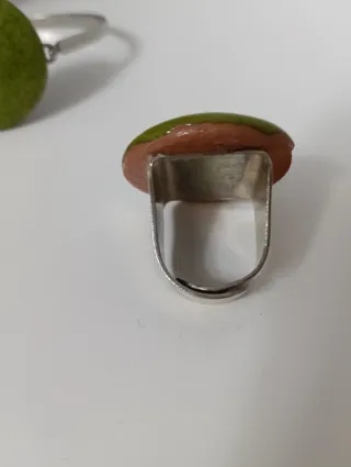 Conjunto Pulsera y Anillo Verde