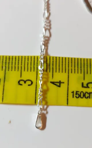 Cadena de Plata de Ley de 50cm