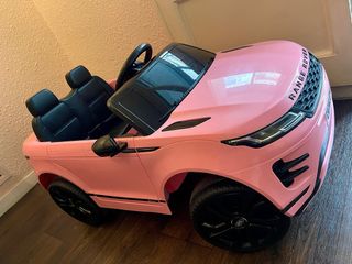 Coche eléctrico Range Rover niña rosa