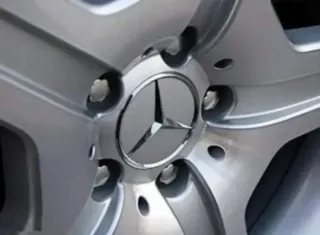 TAPACUBOS CENTRO RUEDA BUJE LLANTA MERCEDES 75MM