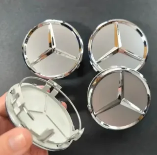 TAPACUBOS TAPAS BUJE LLANTA ORIGINAL MERCEDES 75MM