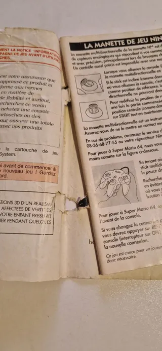 Manual Super Mario 64 Nintendo 64