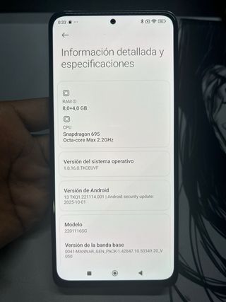 Negociable Redmi Note 11 Pro 5G