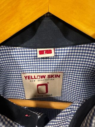 Camisa manga larga cuadros M