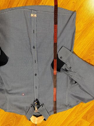 Camisa manga larga cuadros M