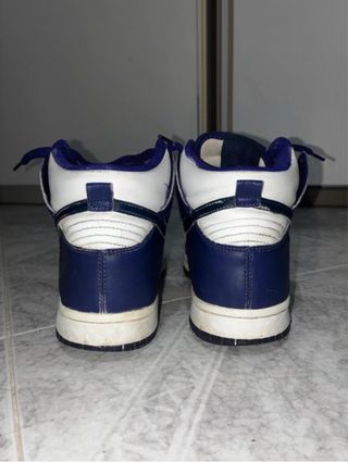 Scarpe Nike Dunk High viola/Bianco