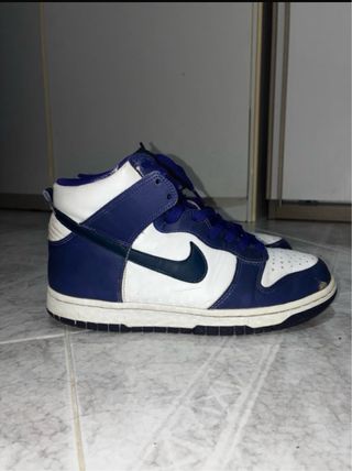 Scarpe Nike Dunk High viola/Bianco