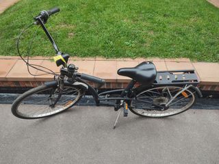 Bicicleta bTwin Urbana Negra