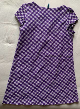 Miniabito Individuals Viola e Bianco