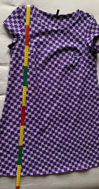 Miniabito Individuals Viola e Bianco