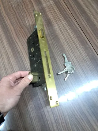 Cerradura Puerta Blindada + 3 Llaves