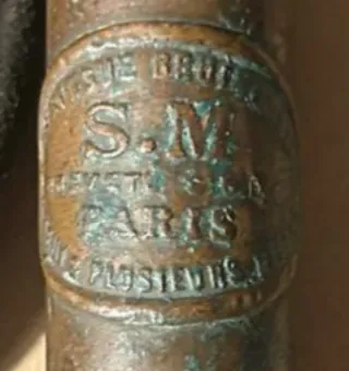 Sillín cuero PARISIENNE y bomba cobre