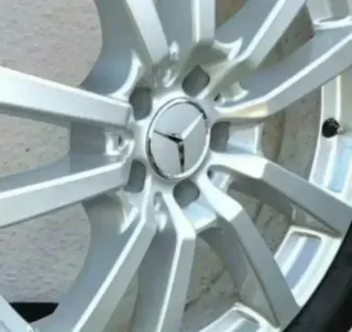 TAPACUBOS TAPABUJES LLANTA ORIGINAL MERCEDES 75MM