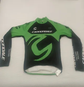 Chaqueta Ciclismo Cannondale Verde Negra.