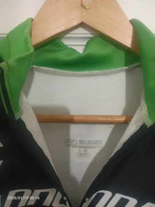Chaqueta Ciclismo Cannondale Verde Negra.