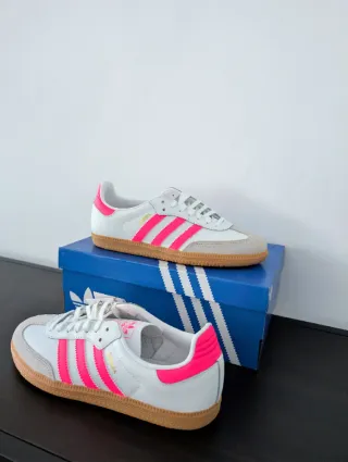 Adidas Samba OG Cloud White Pink Gum | Size 38 2/3