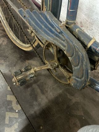 Bicicleta Antigua Varillas Azul