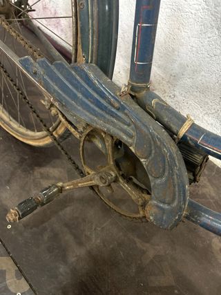 Bicicleta Antigua Varillas Azul