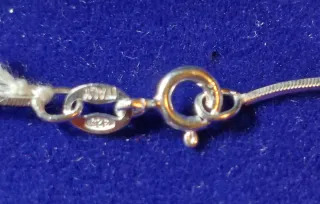 Cadena de Plata de Ley de 50cm