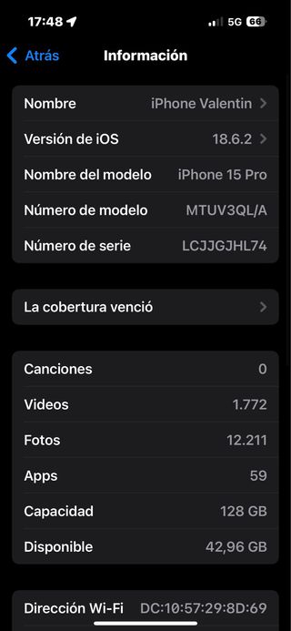 iPhone 15 Pro 128GB