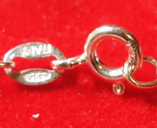 Cadena de Plata de Ley de 50cm