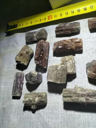 Lote de minerales de Aragonito