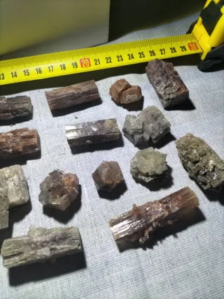 Lote de minerales de Aragonito