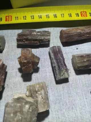 Lote de minerales de Aragonito