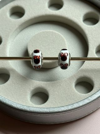 Pandora Charm Minnie Mouse Rojo Blanco