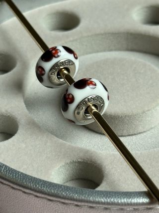 Pandora Charm Minnie Mouse Rojo Blanco