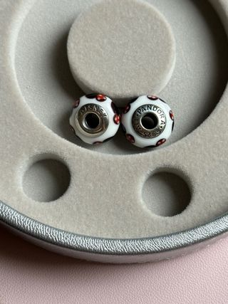 Pandora Charm Minnie Mouse Rojo Blanco