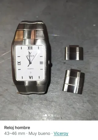 Reloj Viceroy Cuarzo Plata y Blanco